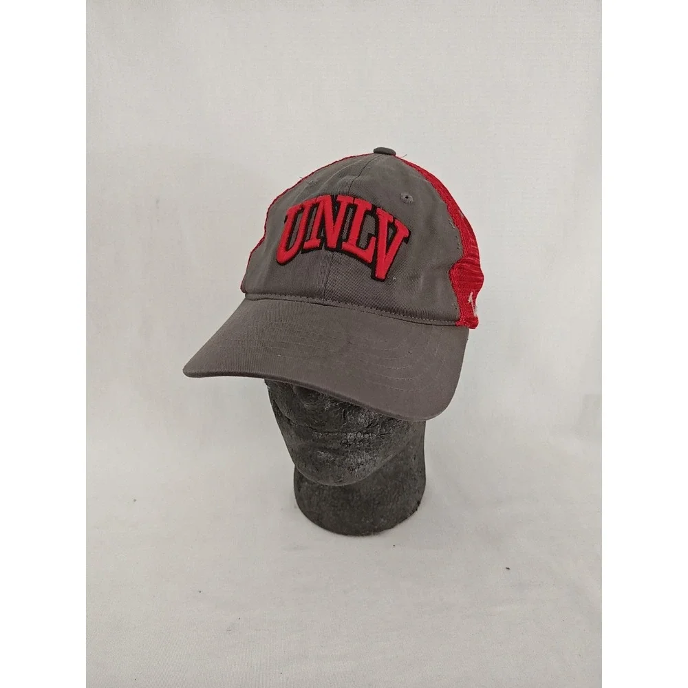 UNLV Rebels Script Zephyr NCAA Wool Blend Mesh Trucker Snapback Cap Dad Hat‎